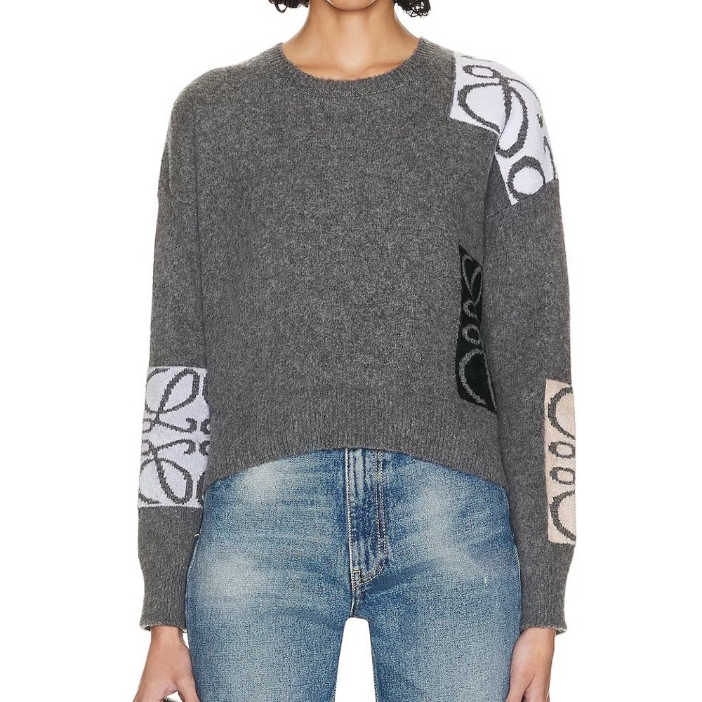 Loewe Anagram Intarsia Sweater